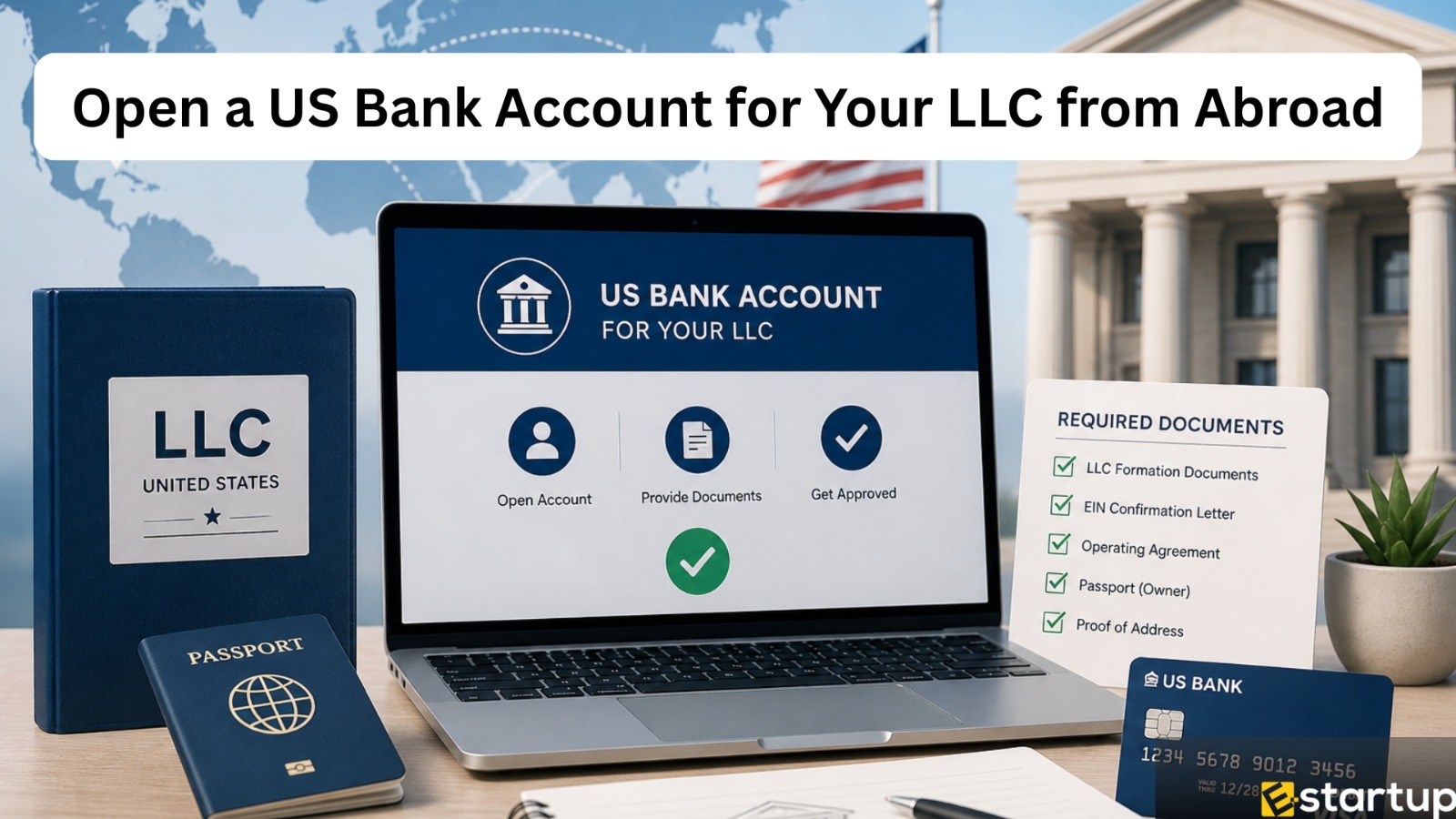 How to Open a US Bank Account for Your LLC from Outside USA – Complete 2026 Guide