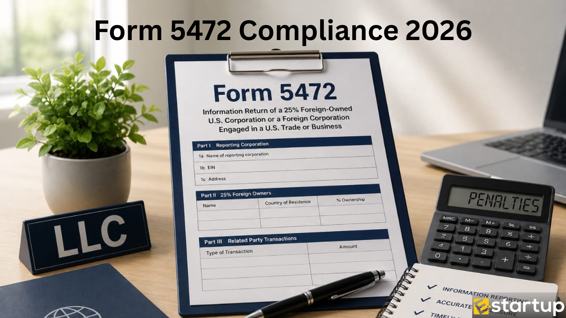 Form 5472 Compliance 2026