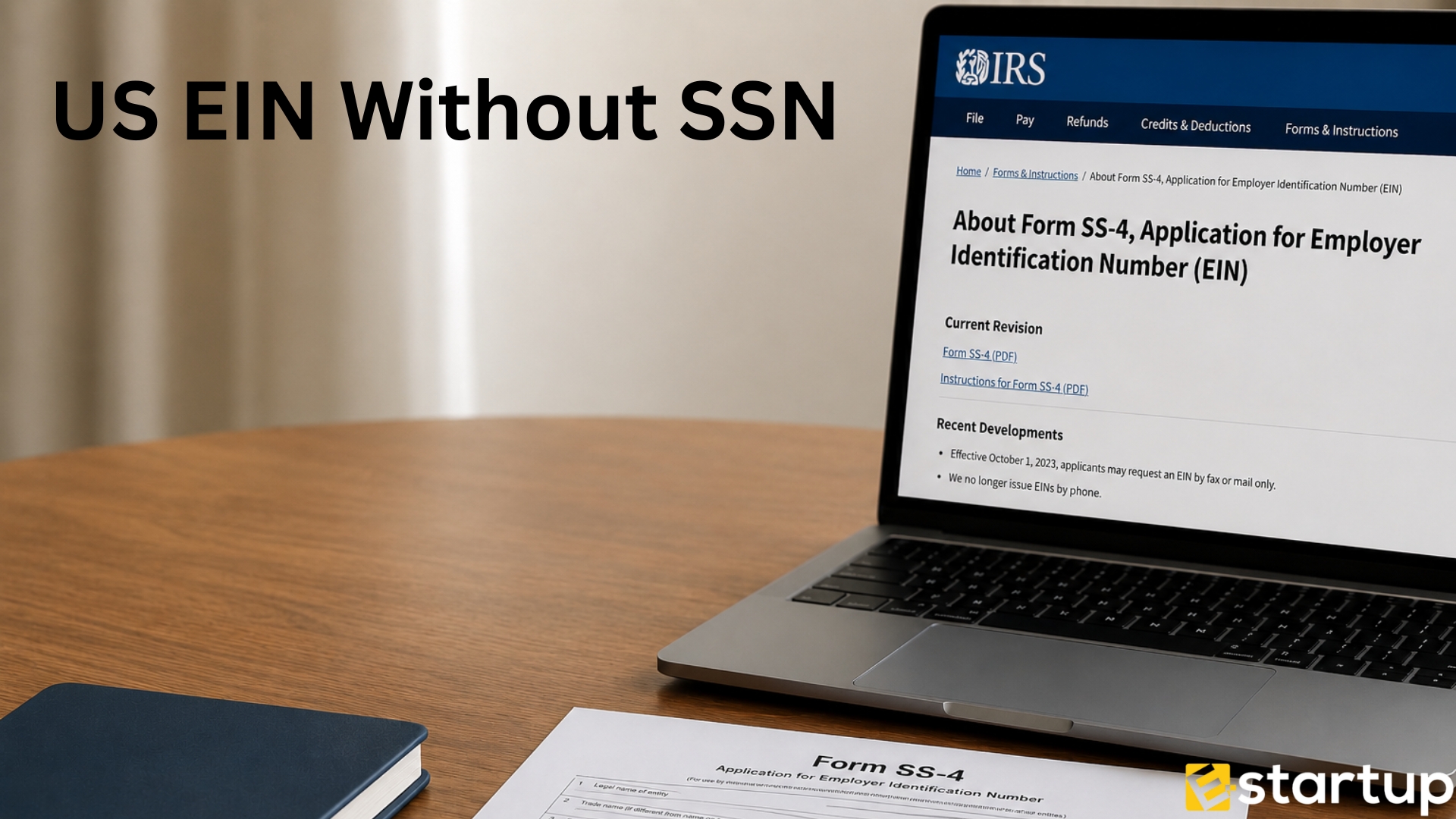 US EIN Without SSN