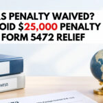 Form 5472 Penalty Relief for Foreign-Owned US LLCs